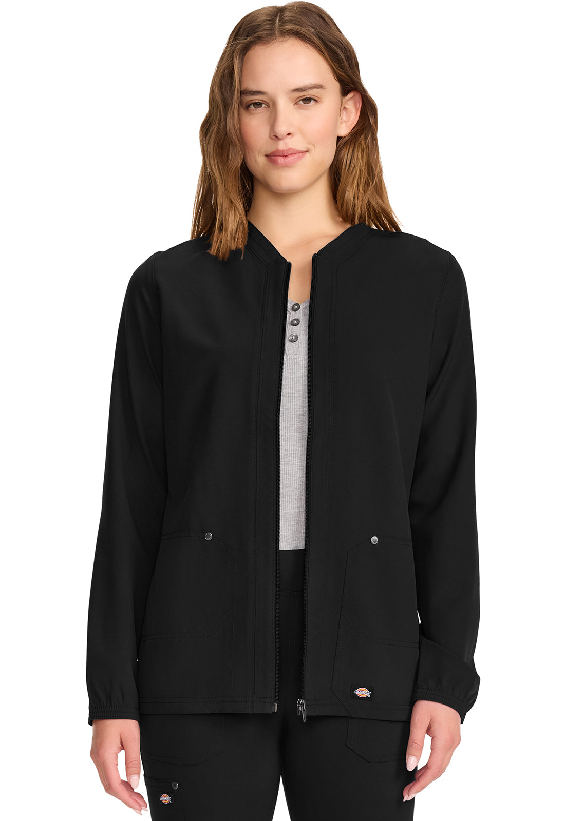 EDS NXT DK322 Women's Front-Zip Jacket Black
