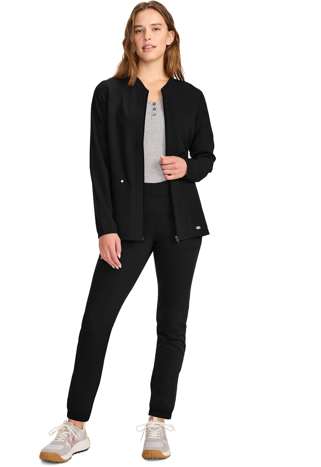 EDS NXT DK322 Women's Front-Zip Jacket Black
