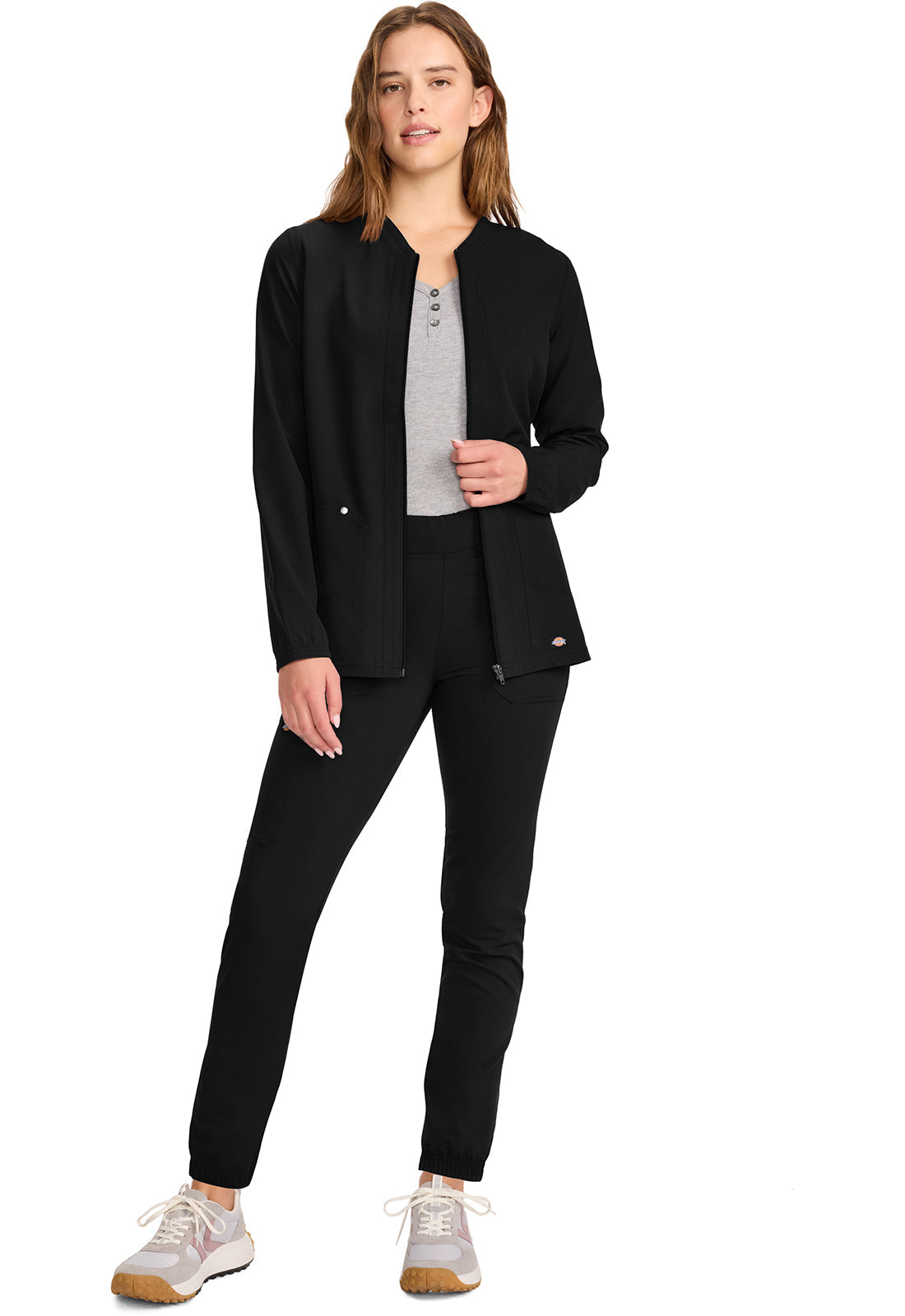 EDS NXT DK322 Women's Front-Zip Jacket Black