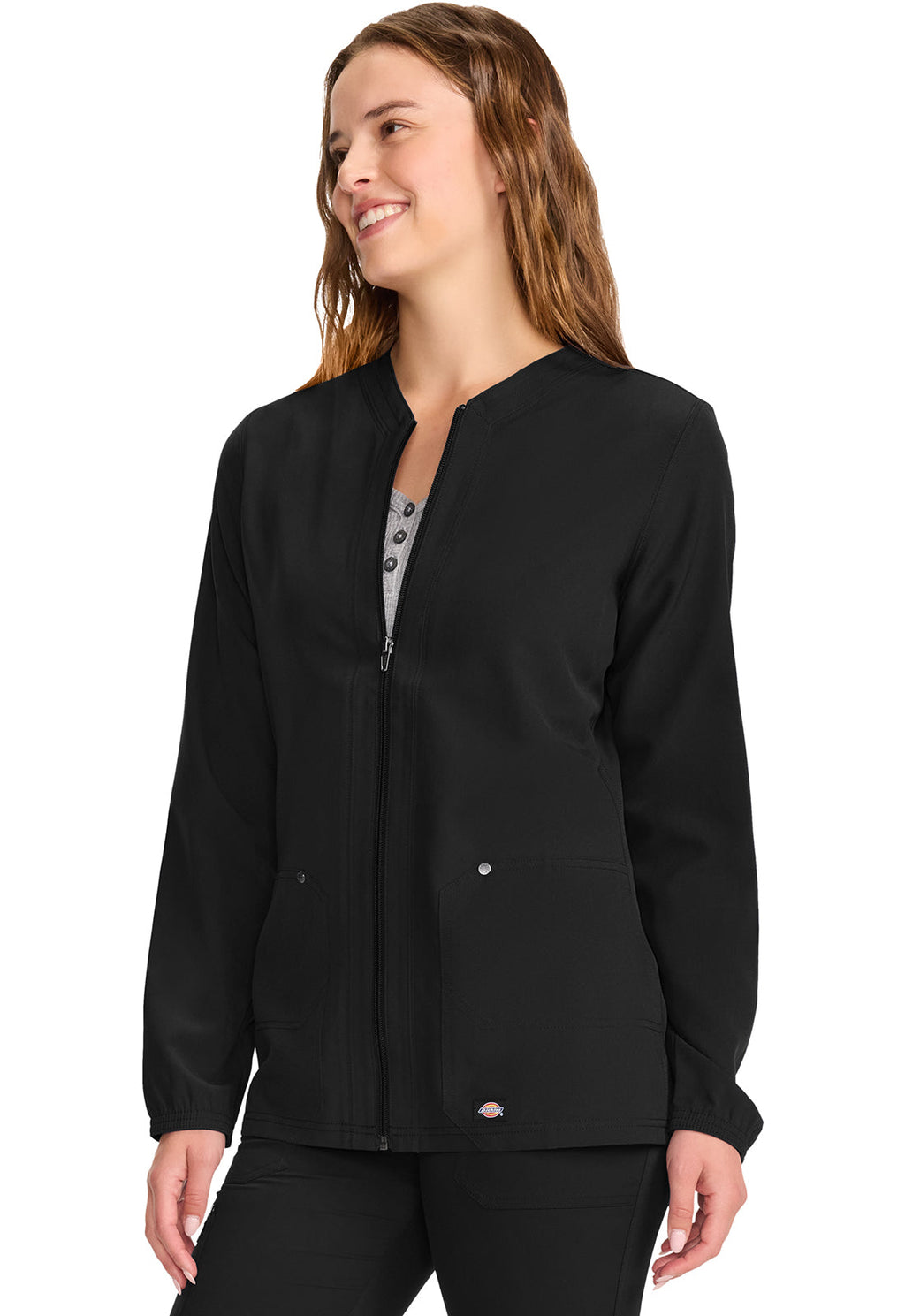 EDS NXT DK322 Women's Front-Zip Jacket Black