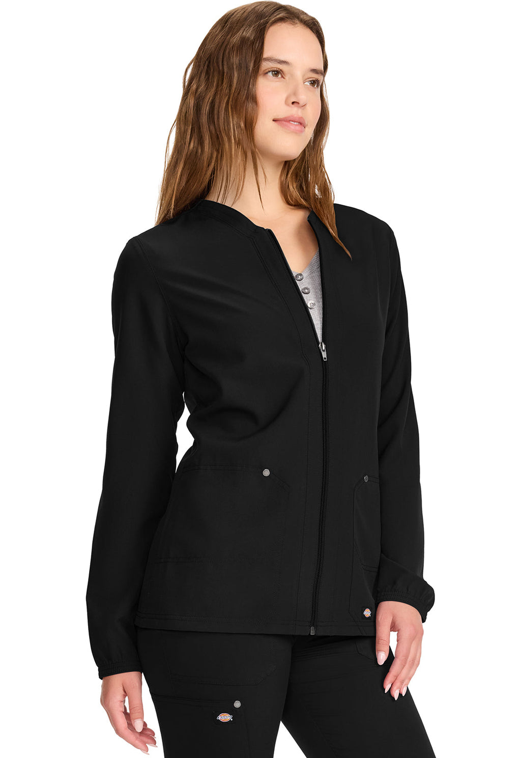 EDS NXT DK322 Women's Front-Zip Jacket Black