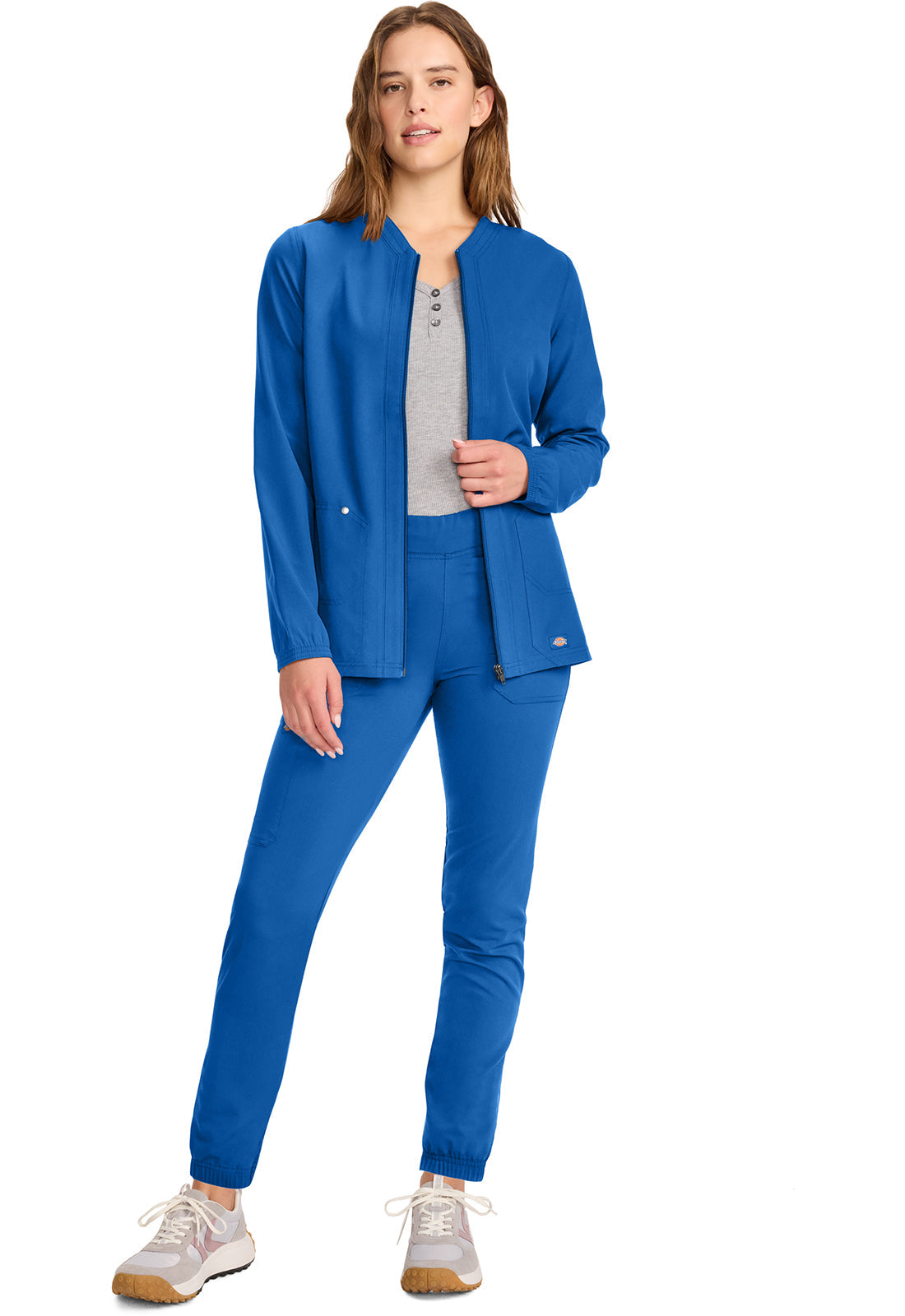 EDS NXT DK322 Women's Front-Zip Jacket Royal Image