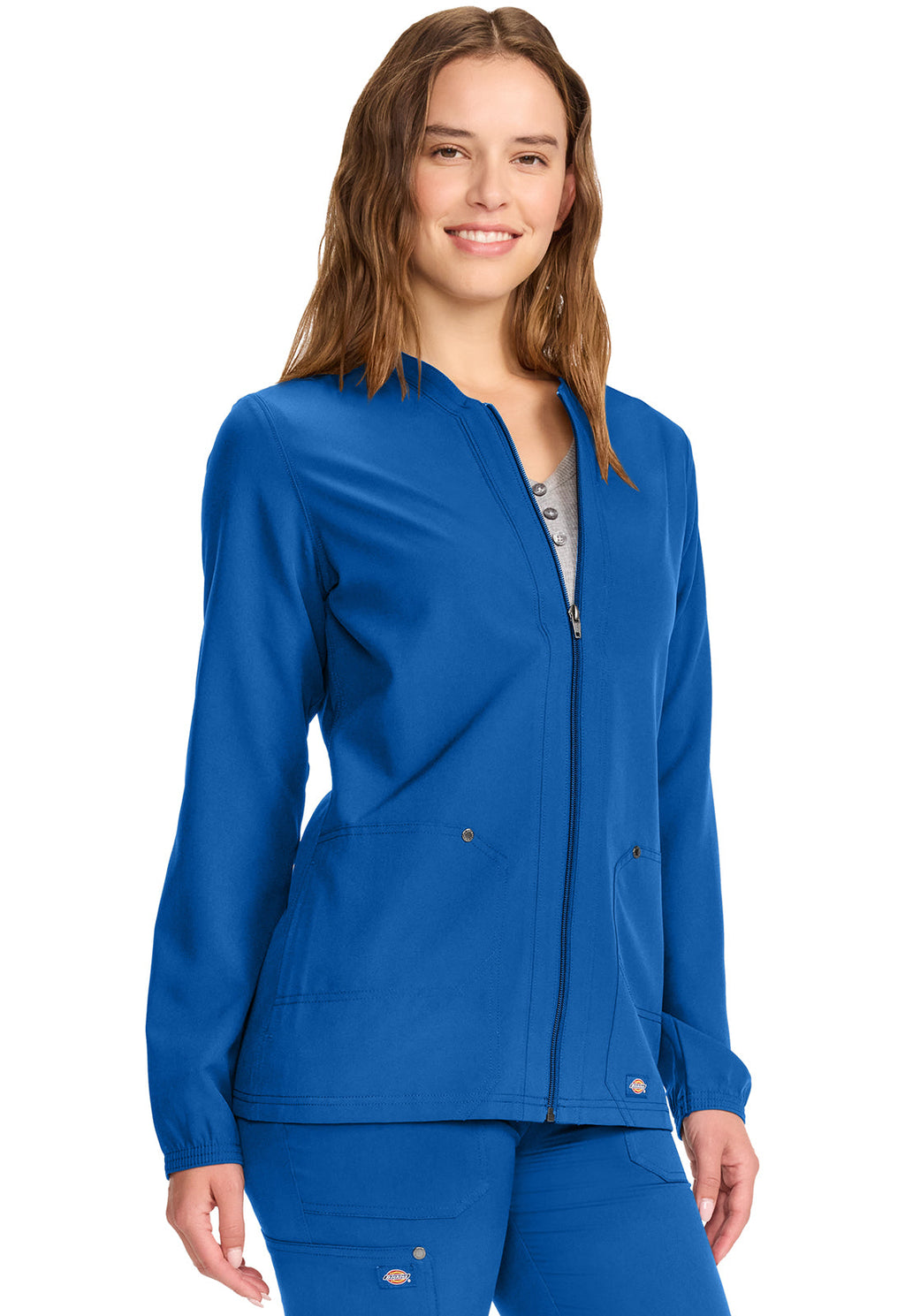 EDS NXT DK322 Women's Front-Zip Jacket Royal Image