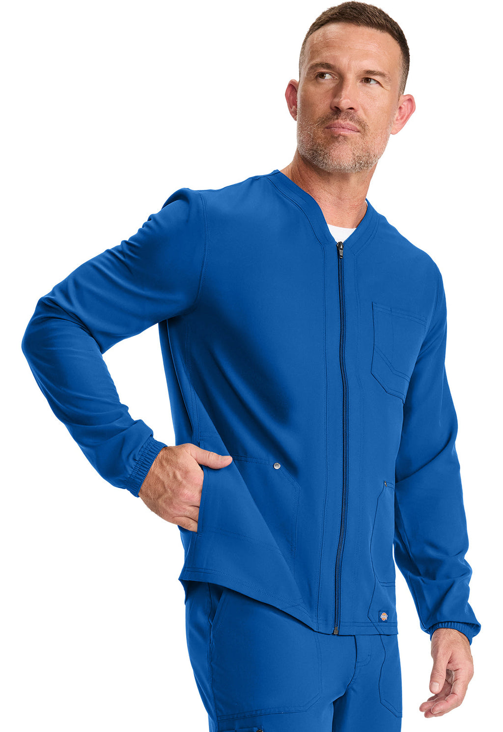 EDS NXT DK323 Men's Front-Zip Jacket Royal Image