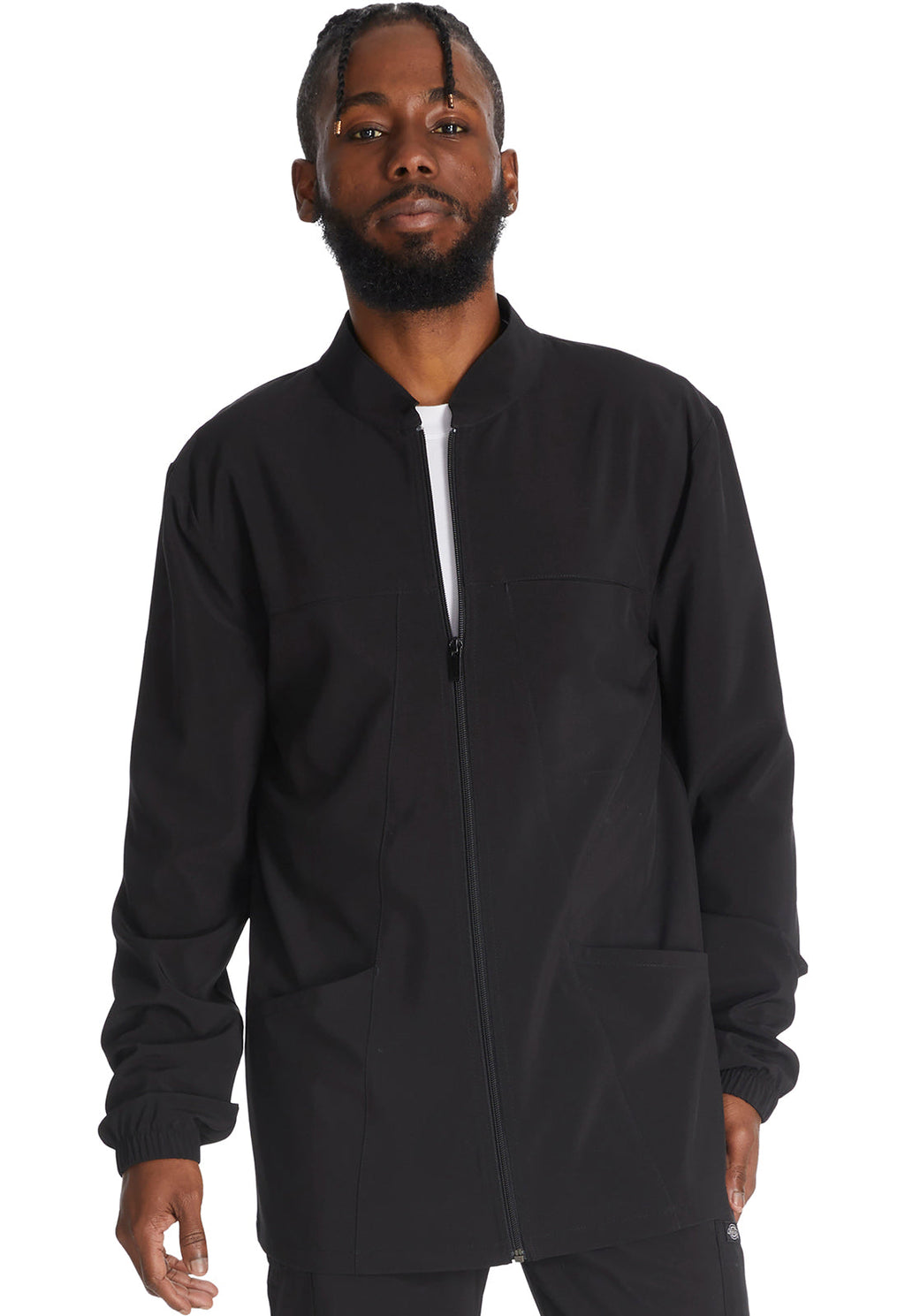 EDS Essentials DK342 Men's Zip Front Jacket Black