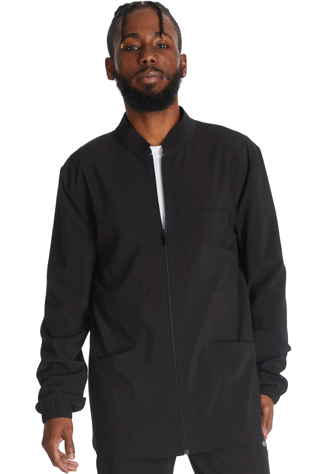 EDS Essentials DK342 Men's Zip Front Jacket Black