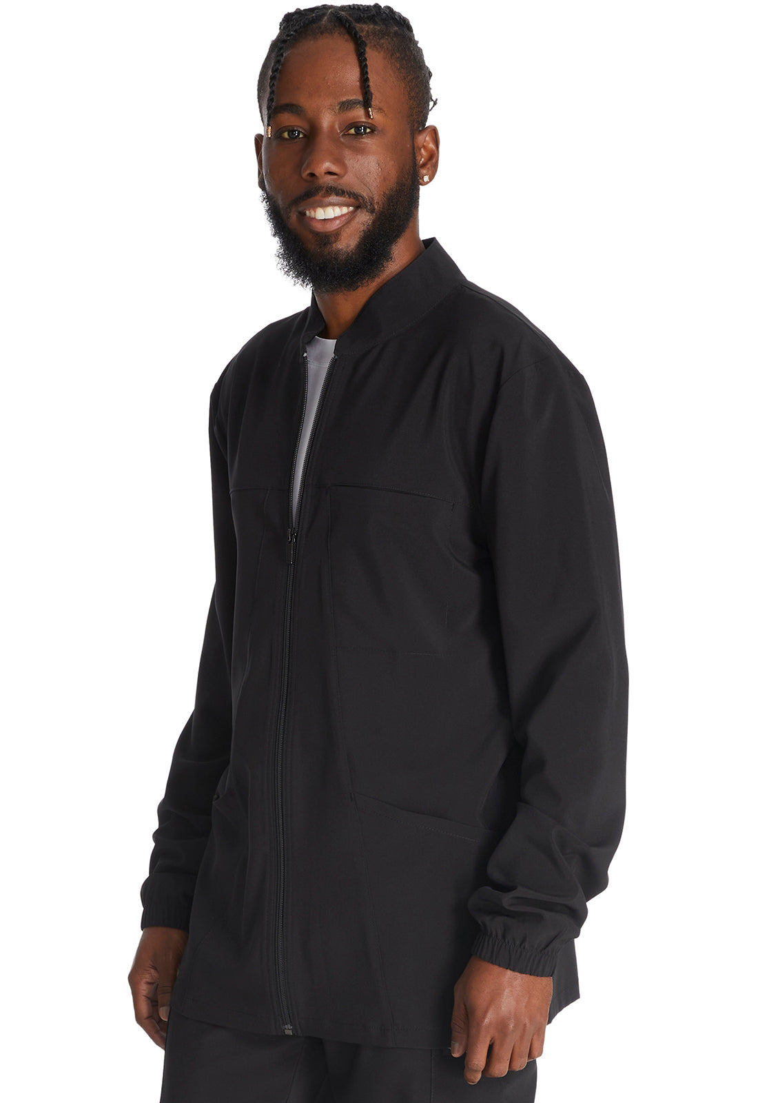 EDS Essentials DK342 Men's Zip Front Jacket Black
