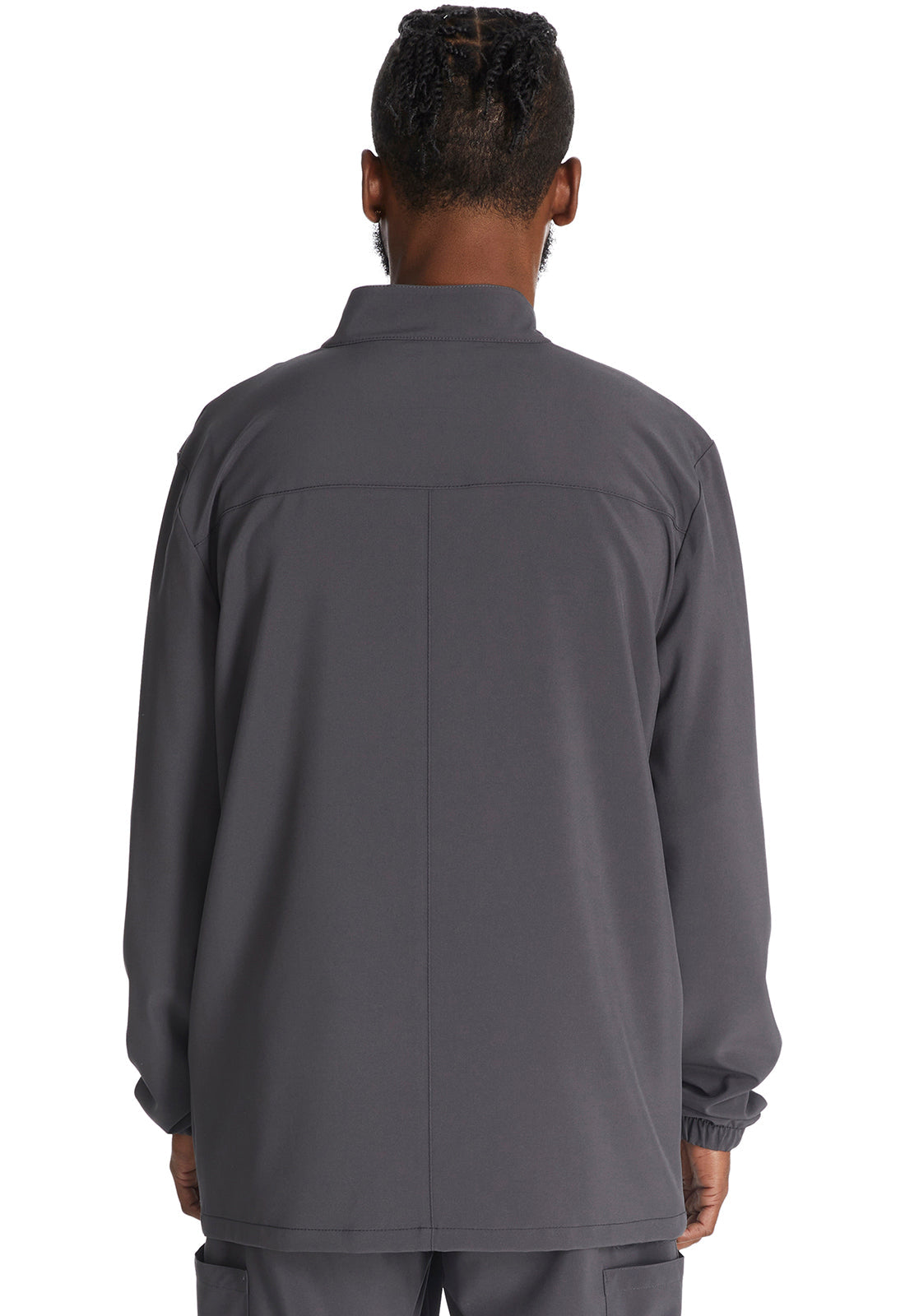 EDS Essentials DK342 Men's Zip Front Jacket Pewter