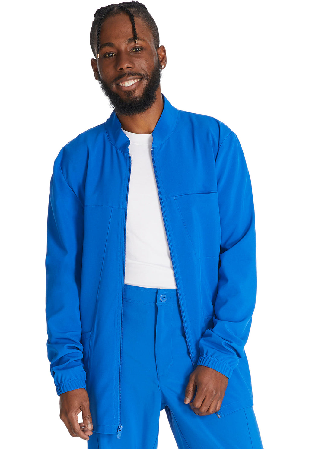 EDS Essentials DK342 Men's Zip Front Jacket Royal
