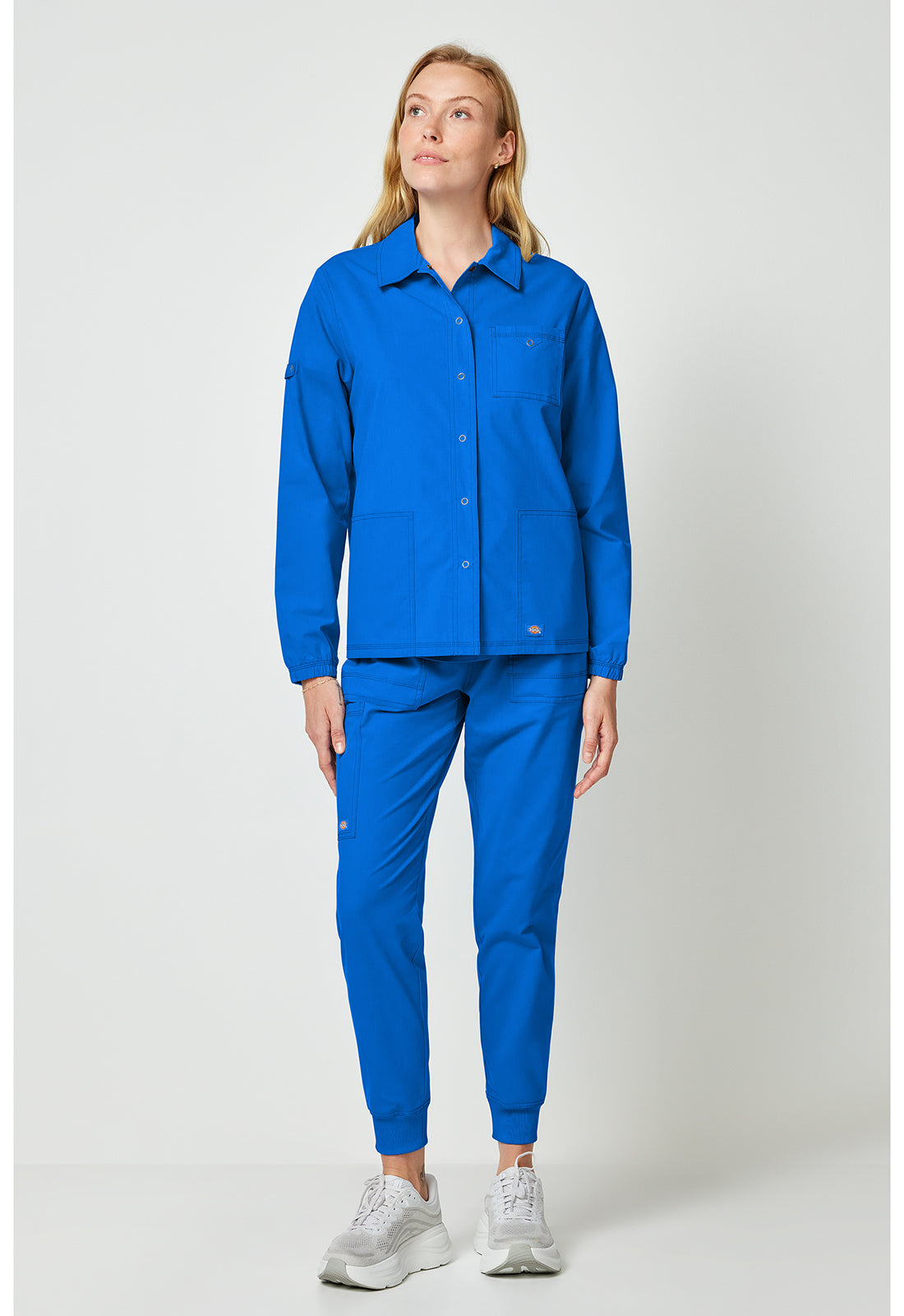 Forge DK343 Women's Snap Front Jackets Royal