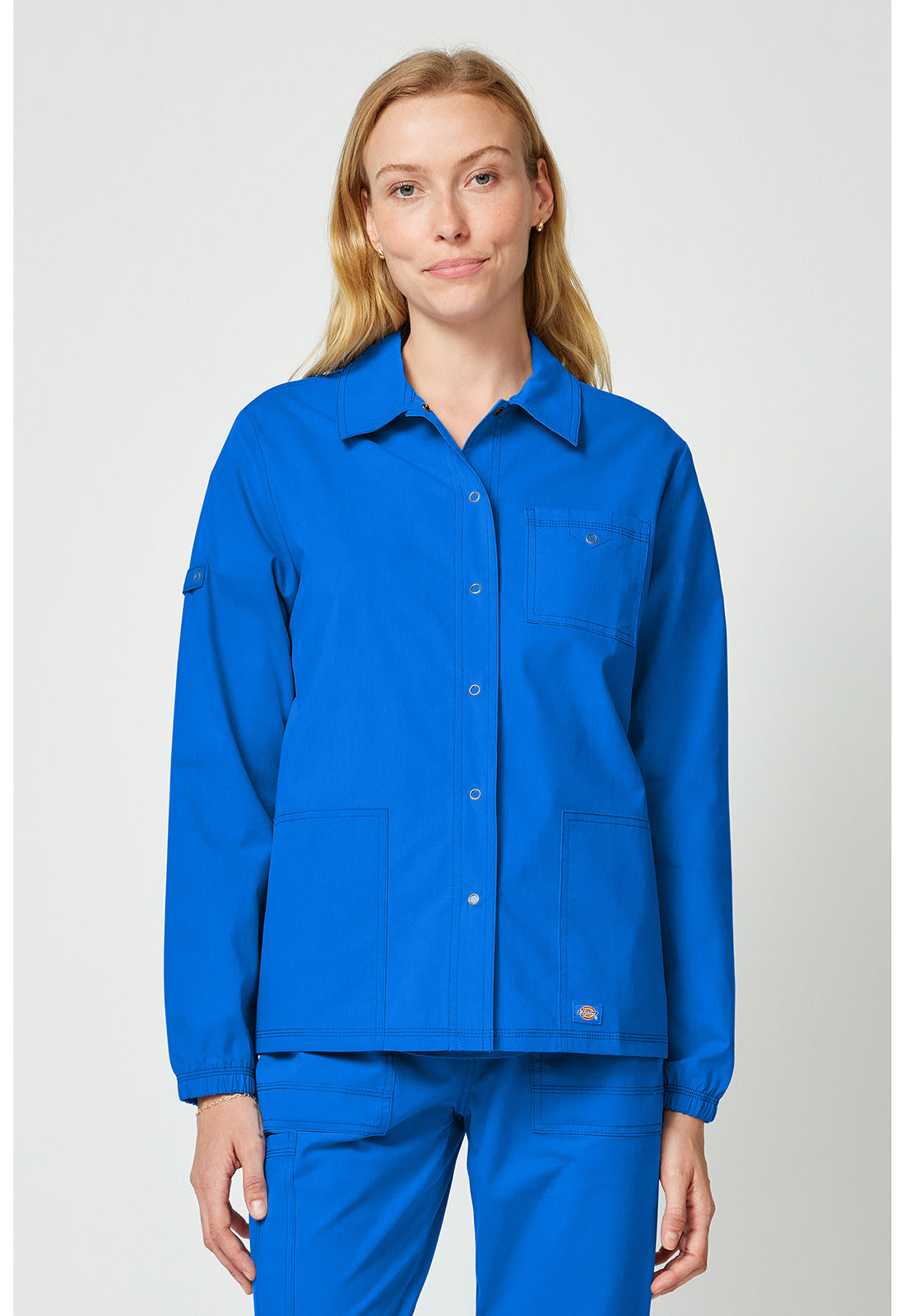 Forge DK343 Women's Snap Front Jackets Royal