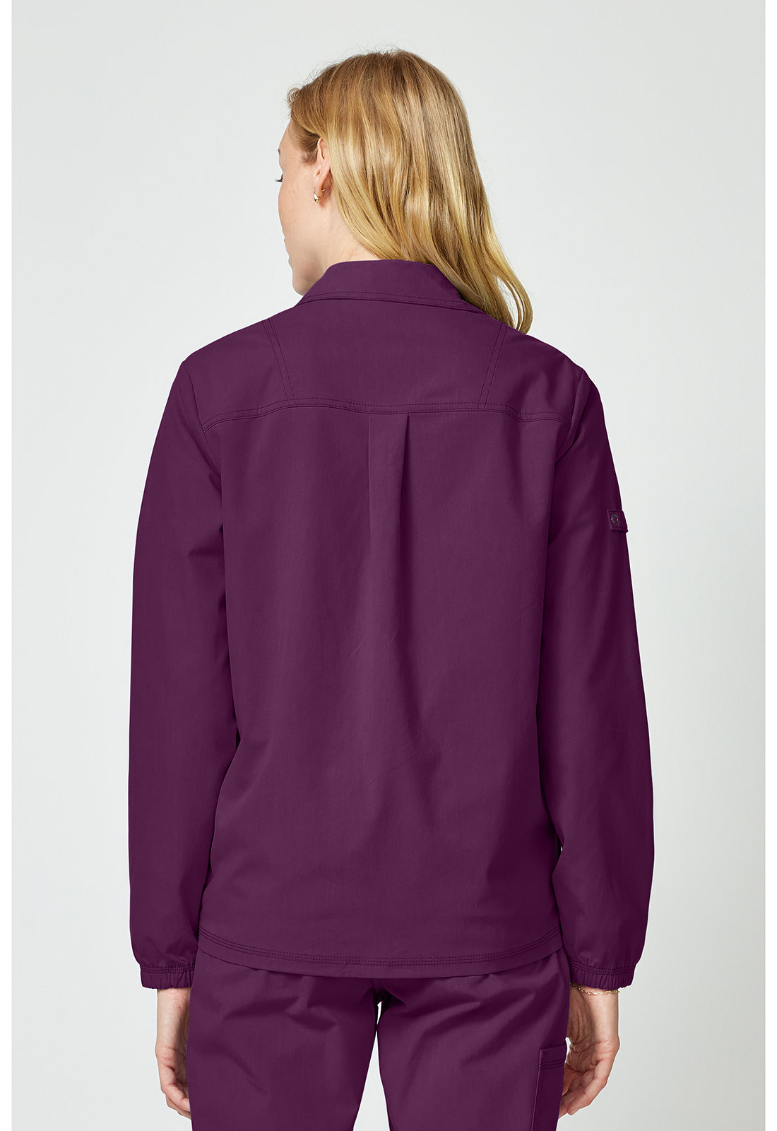 Forge DK343 Women's Snap Front Jackets Wine