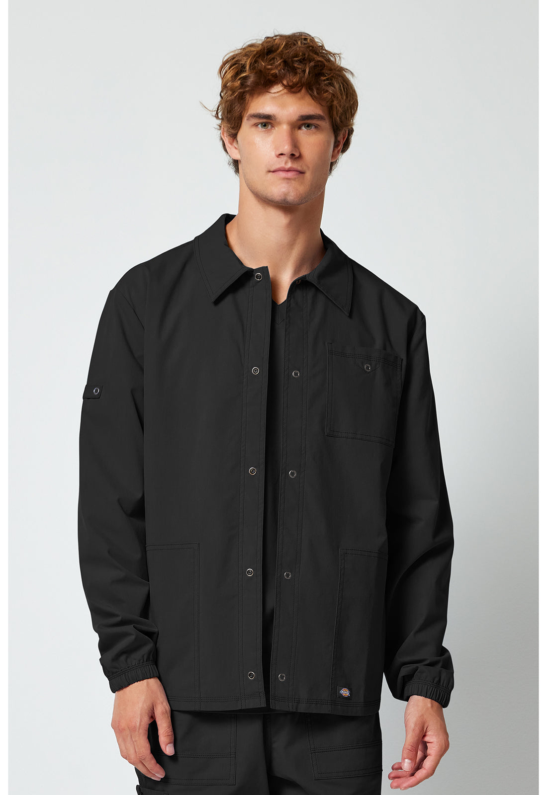 Forge DK344 Men's Snap Front Jackets Black
