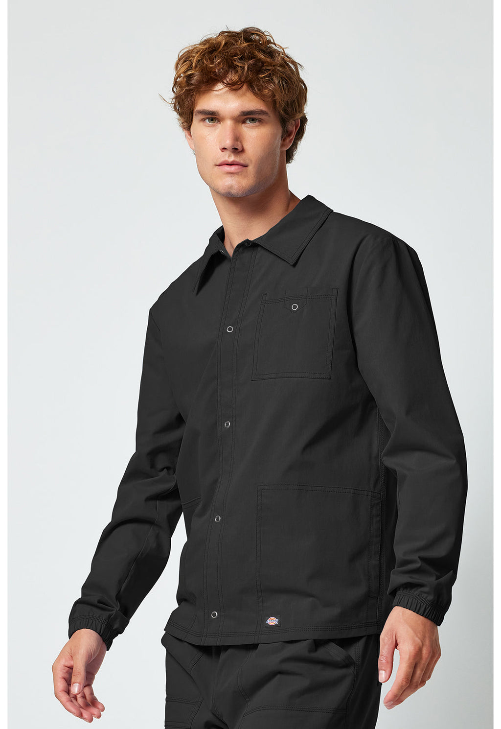 Forge DK344 Men's Snap Front Jackets Black