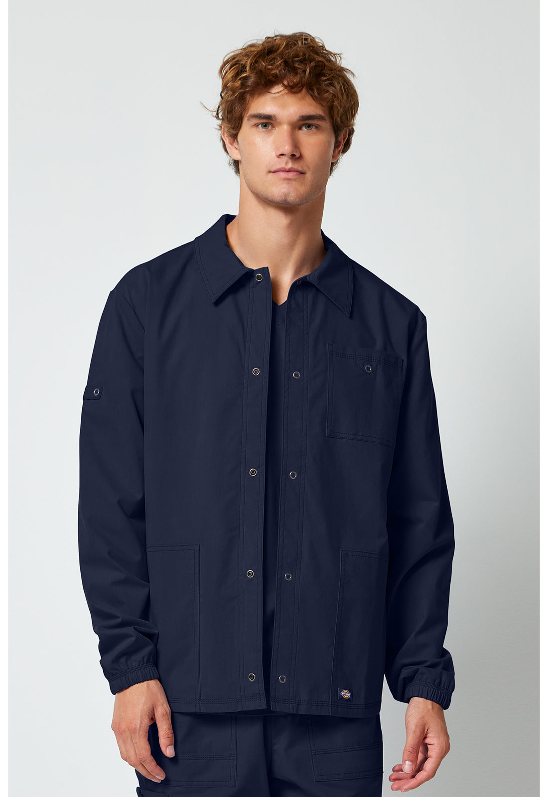 Forge DK344 Men's Snap Front Jackets Navy