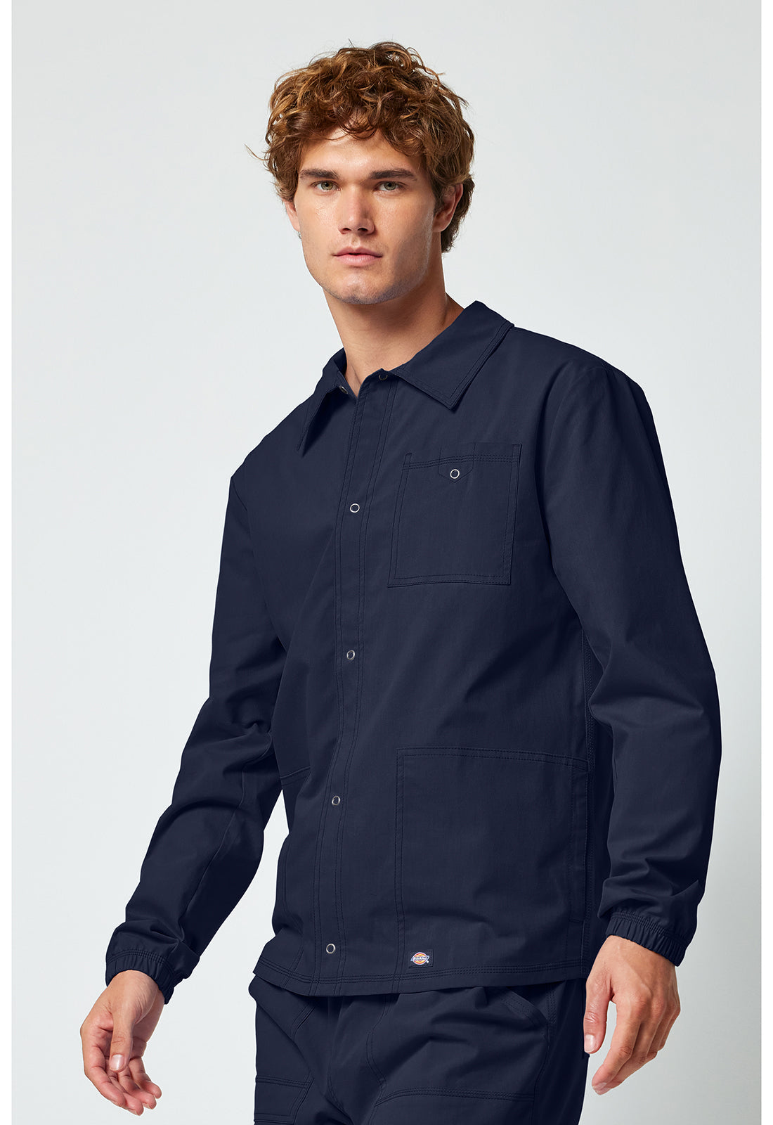 Forge DK344 Men's Snap Front Jackets Navy