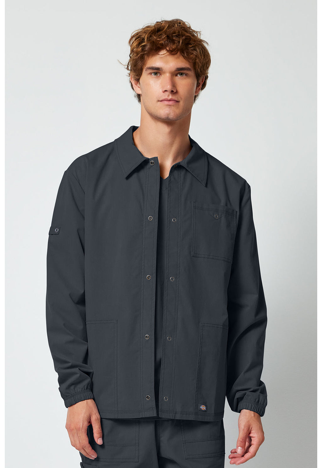 Forge DK344 Men's Snap Front Jackets Pewter