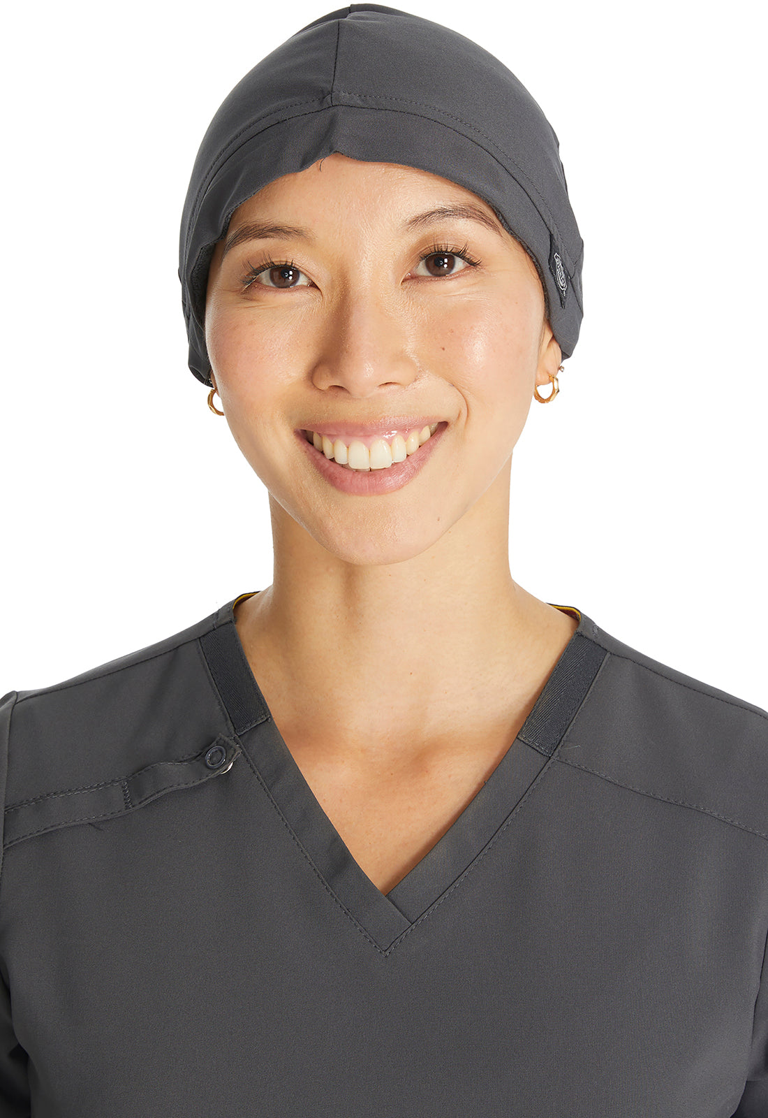 EDS Essentials DK502 Unisex Scrubs Hat Pewter