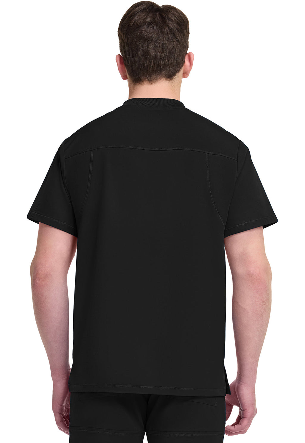 Dynamix DK610 Men's Tuckable V-Neck Top Black