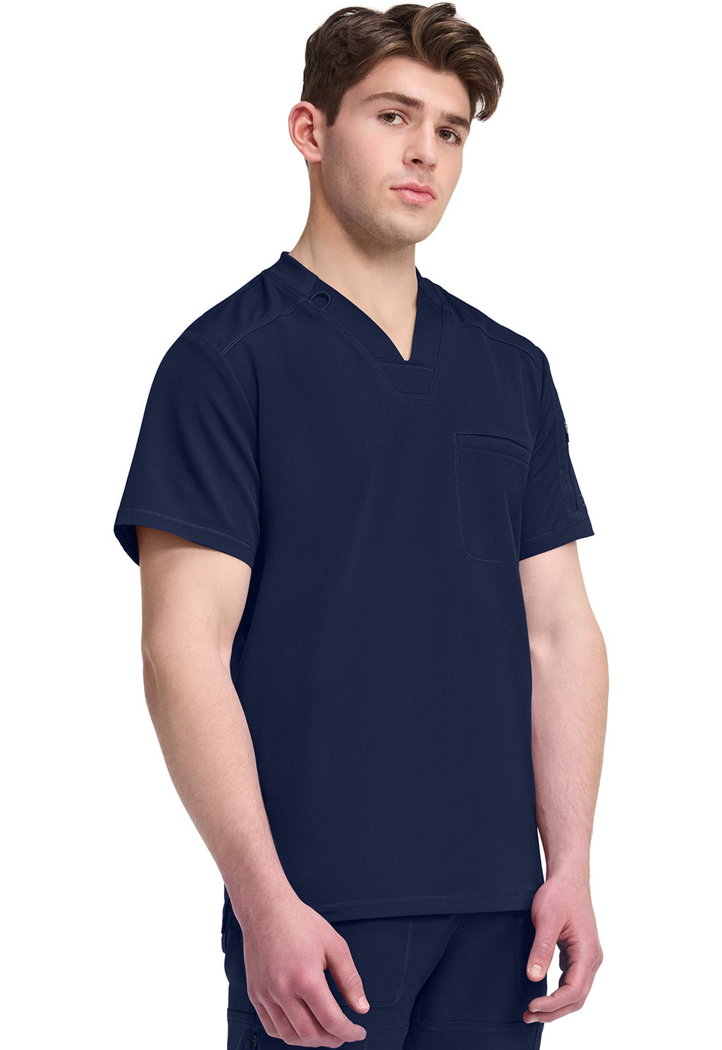 Dynamix DK610 Men's Tuckable V-Neck Top Navy