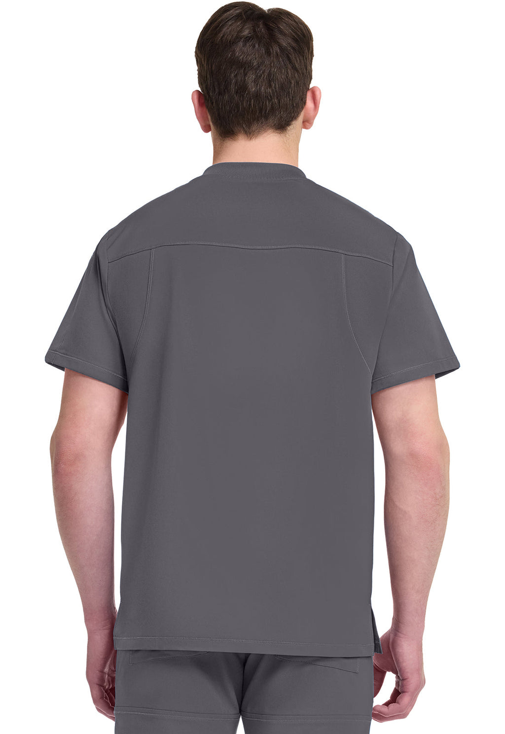 Dynamix DK610 Men's Tuckable V-Neck Top Pewter