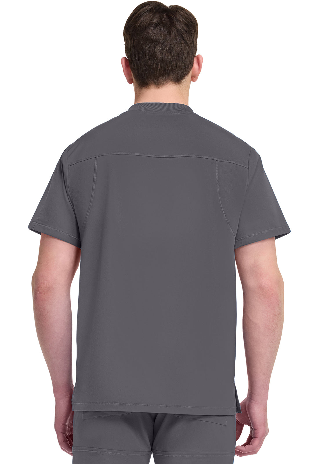 Dynamix DK610 Men's Tuckable V-Neck Top Pewter