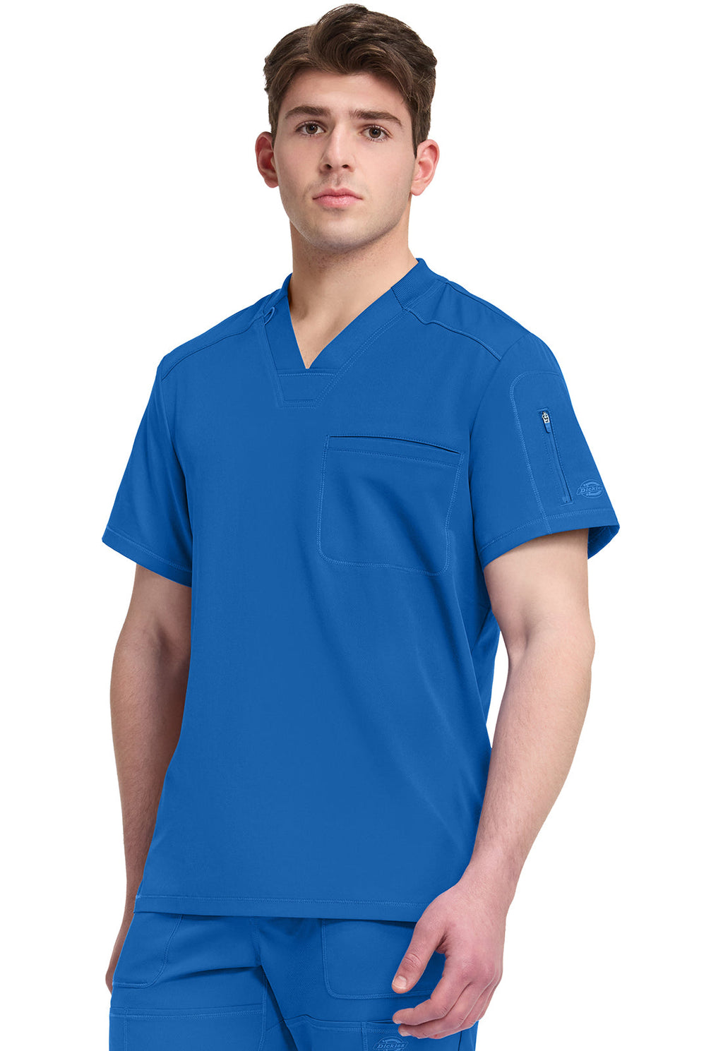 Dynamix DK610 Men's Tuckable V-Neck Scrub Top Royal