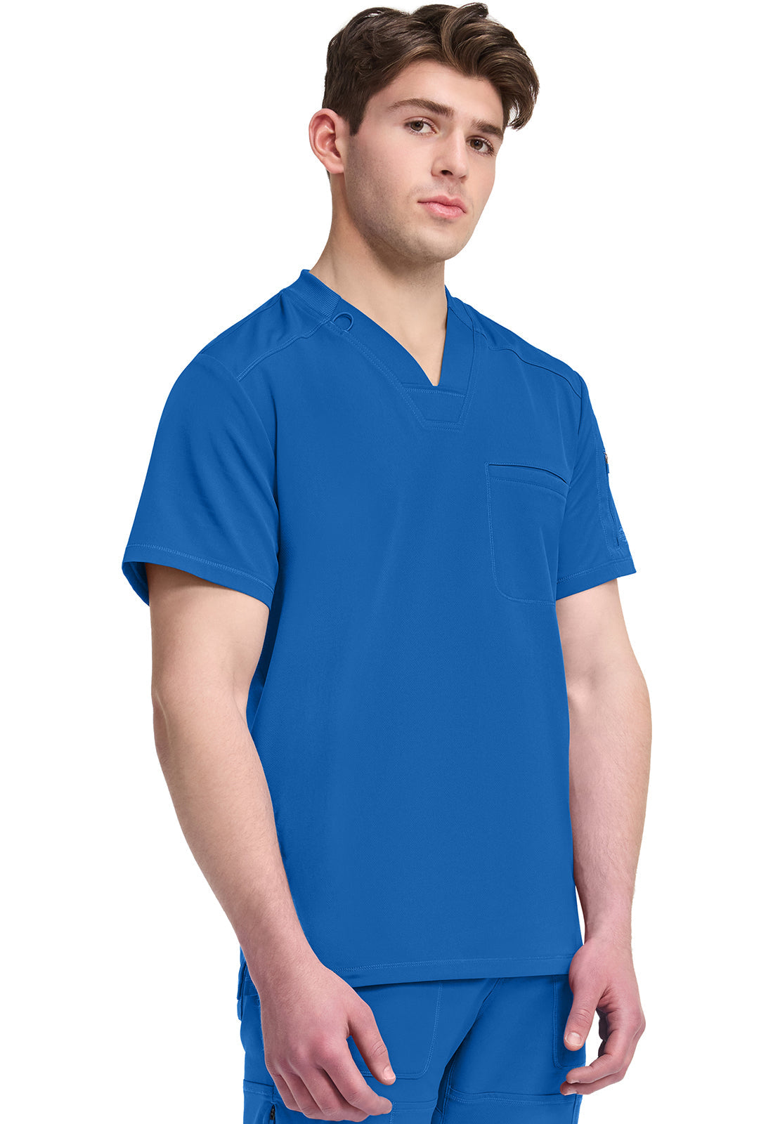 Dynamix DK610 Men's Tuckable V-Neck Top Royal