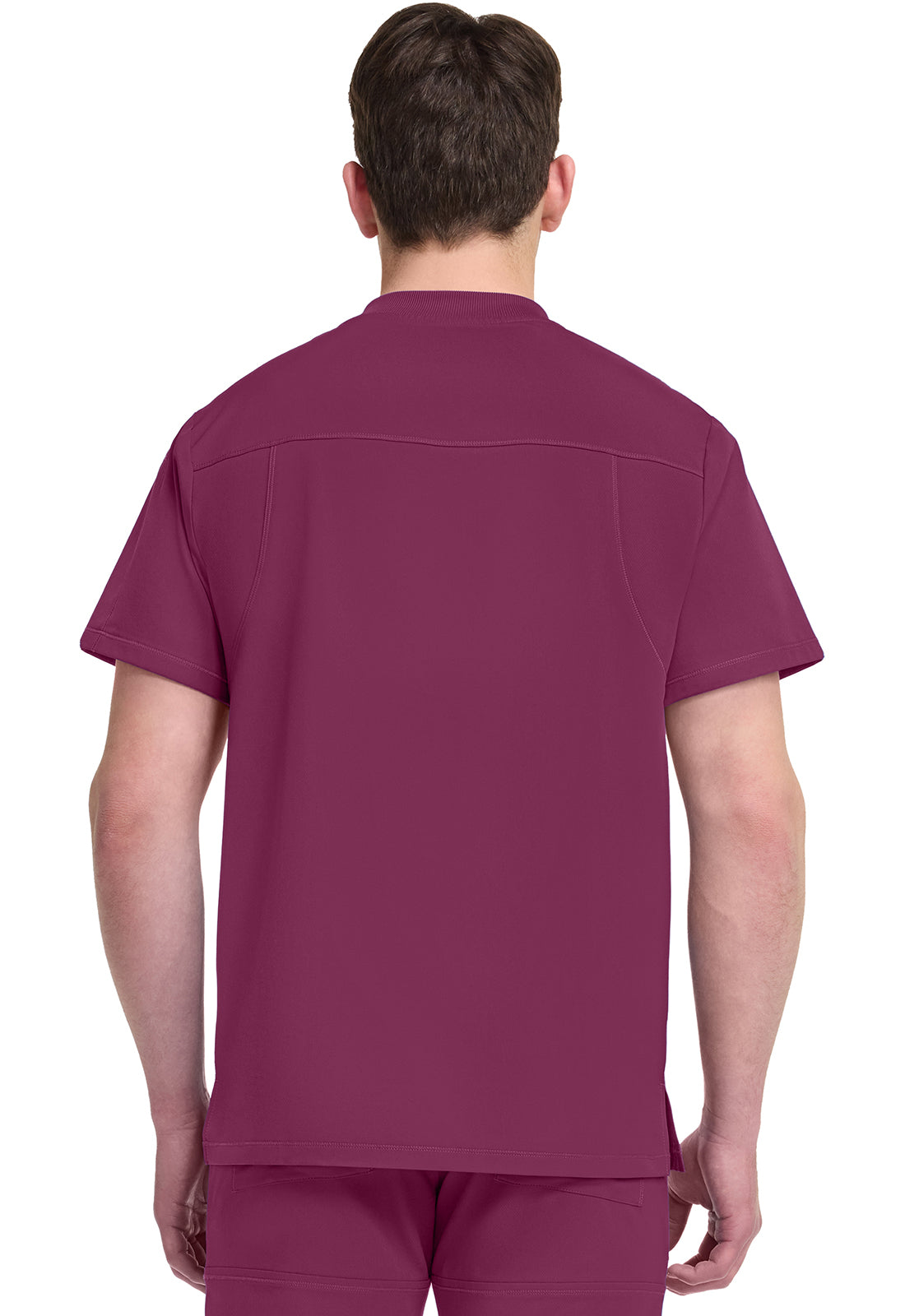 Dynamix DK610 Men's Tuckable V-Neck Top Wine