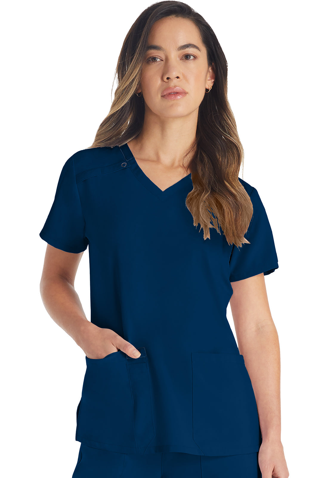 EDS Essentials DK615 V-Neck Top Navy