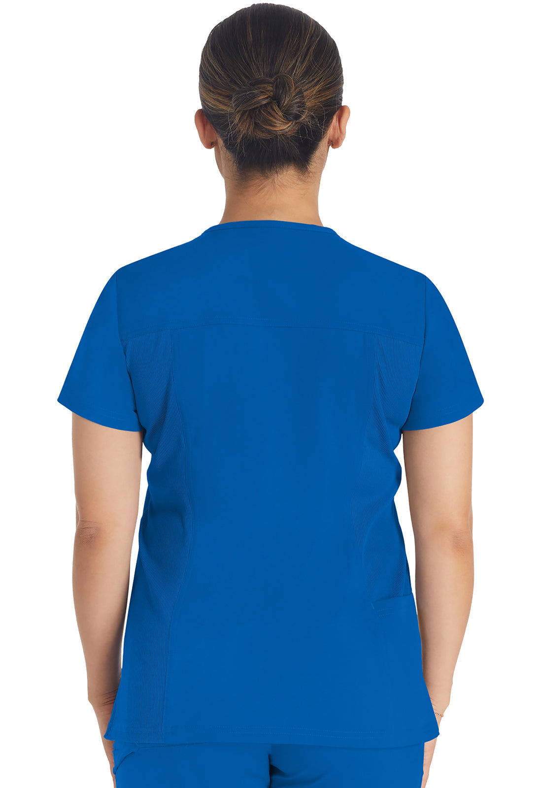 Balance DK671 Notched V-Neck Top Royal