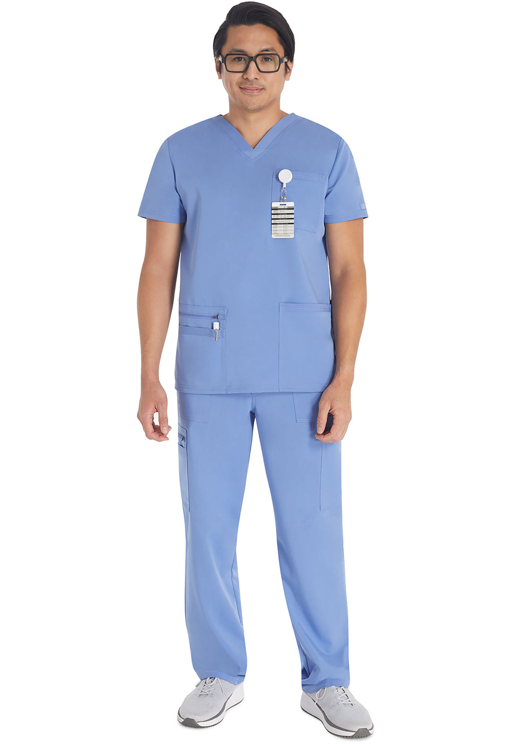 Balance DK672 Men's V-Neck Top Ciel