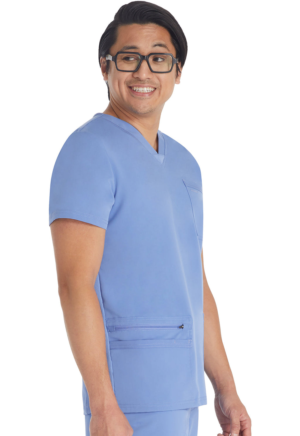 Balance DK672 Men's V-Neck Top Ciel