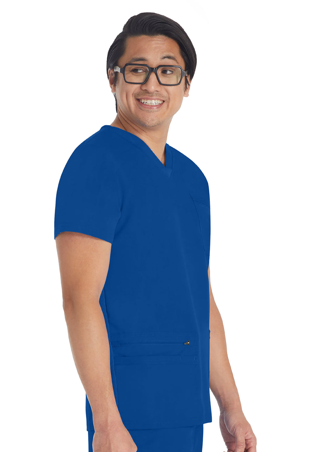 Balance DK672 Men's V-Neck Top Galaxy Blue