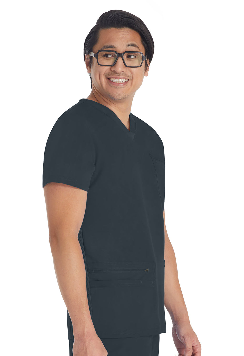 Balance DK672 Men's V-Neck Top Pewter