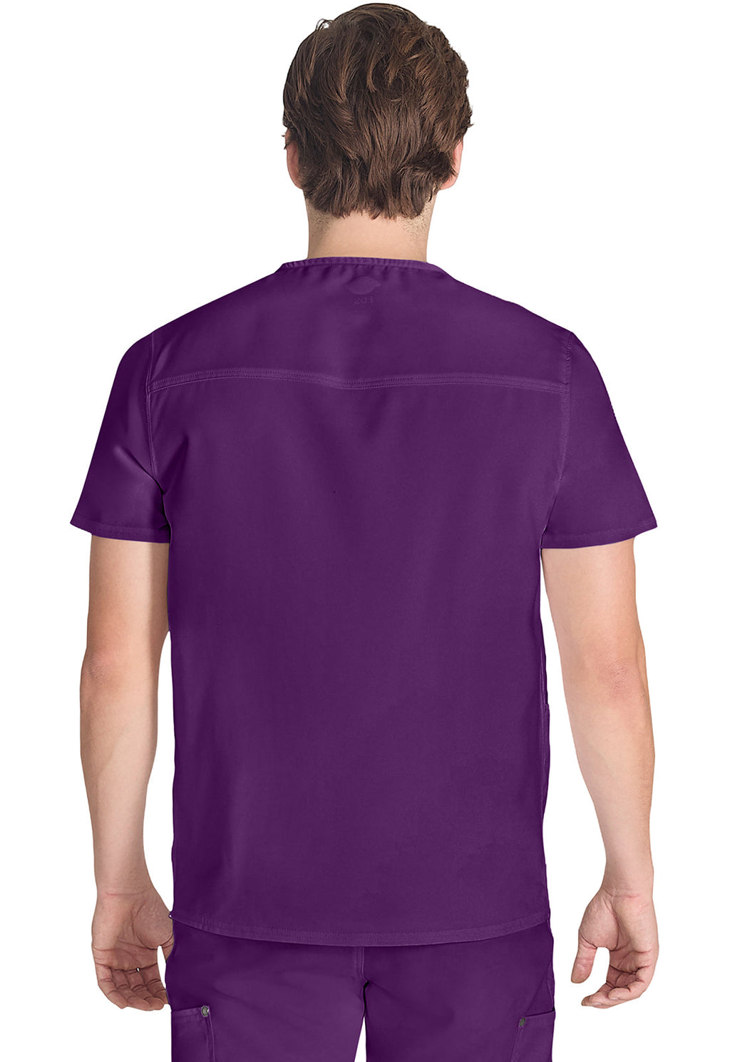EDS NXT DK677 Men's V-neck Top Eggplant