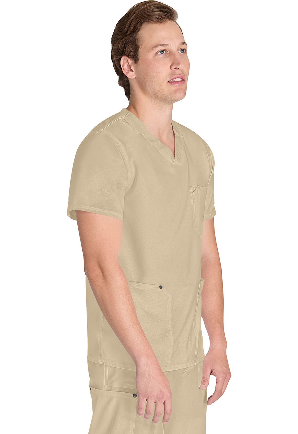 EDS NXT DK677 Men's V-neck Top Khaki