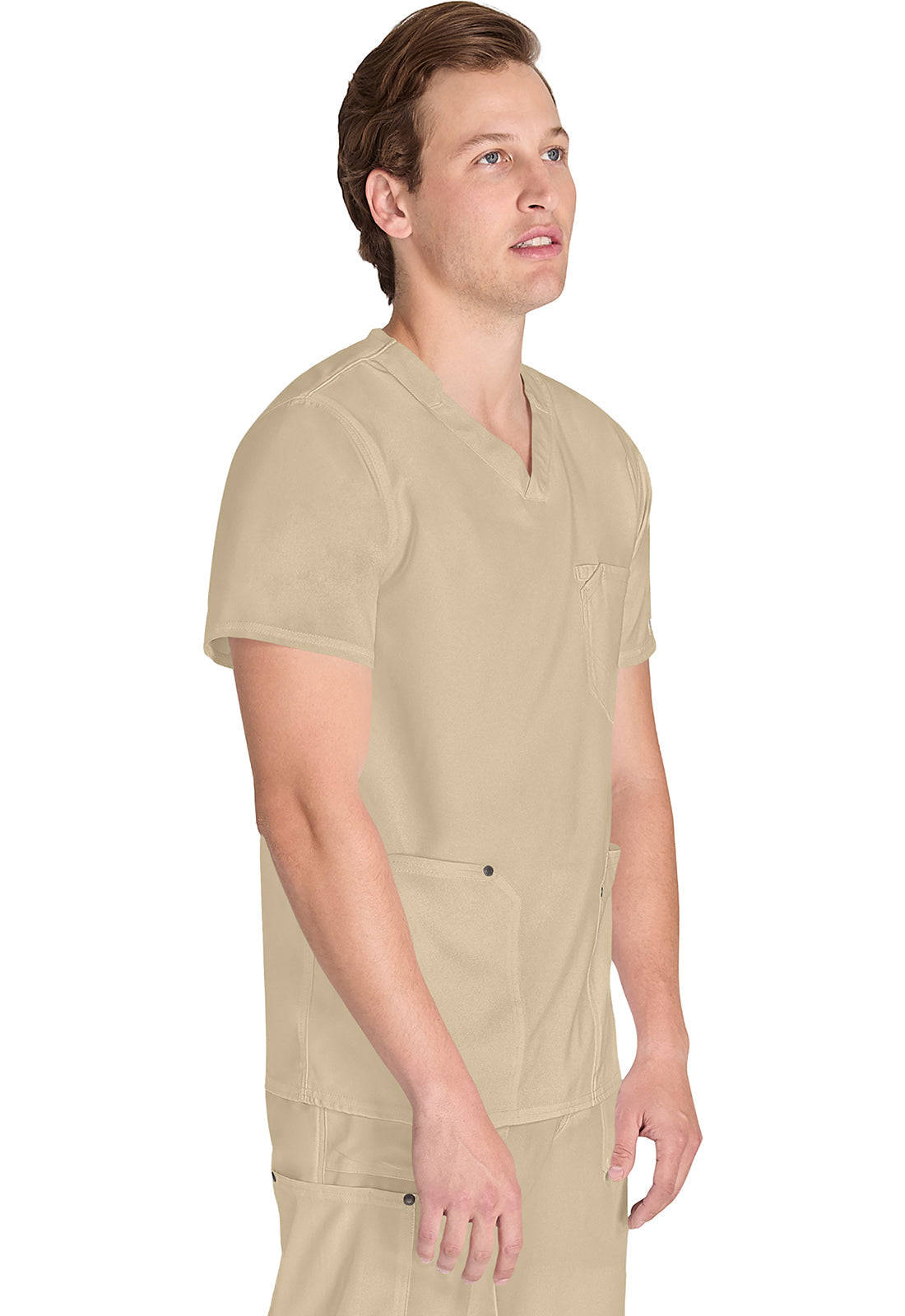 EDS NXT DK677 Men's V-neck Top Khaki