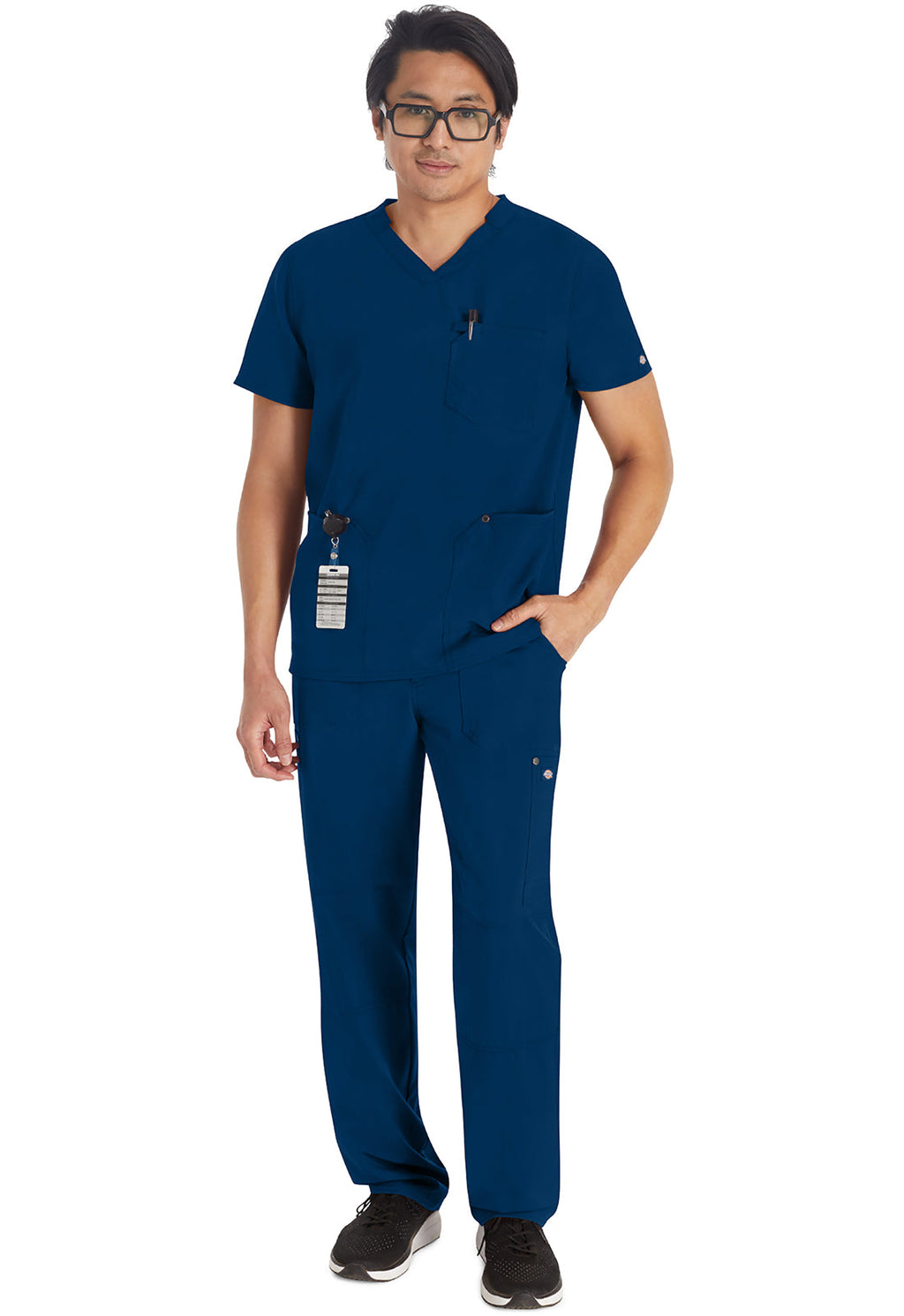 EDS NXT DK677 Men's V-neck Top Navy