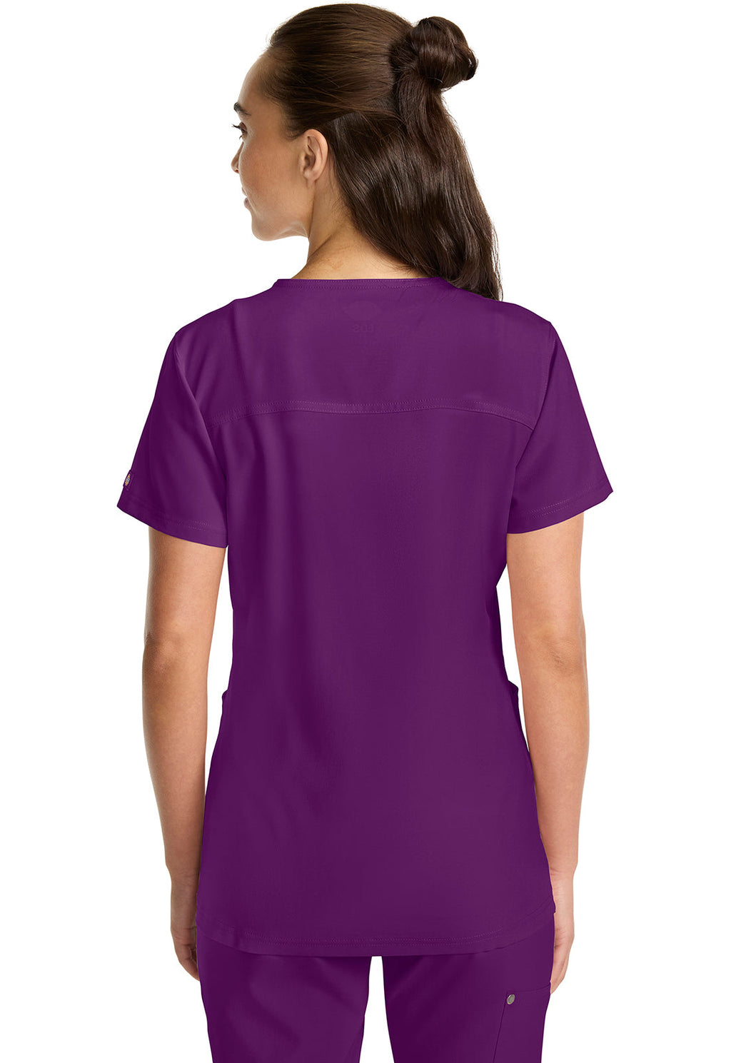 EDS NXT DK678 V-Neck Top Eggplant