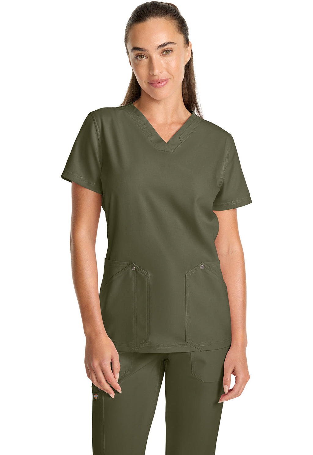 EDS NXT DK678 V-Neck Top Olive