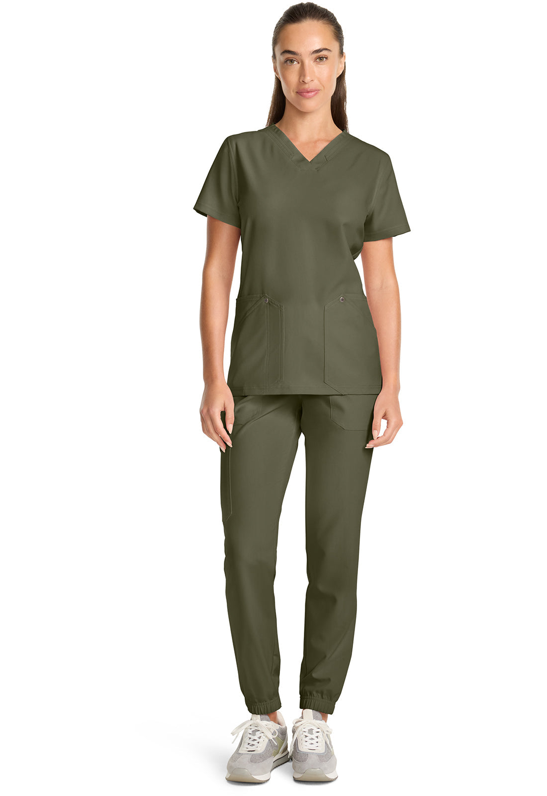 EDS NXT DK678 V-Neck Top Olive