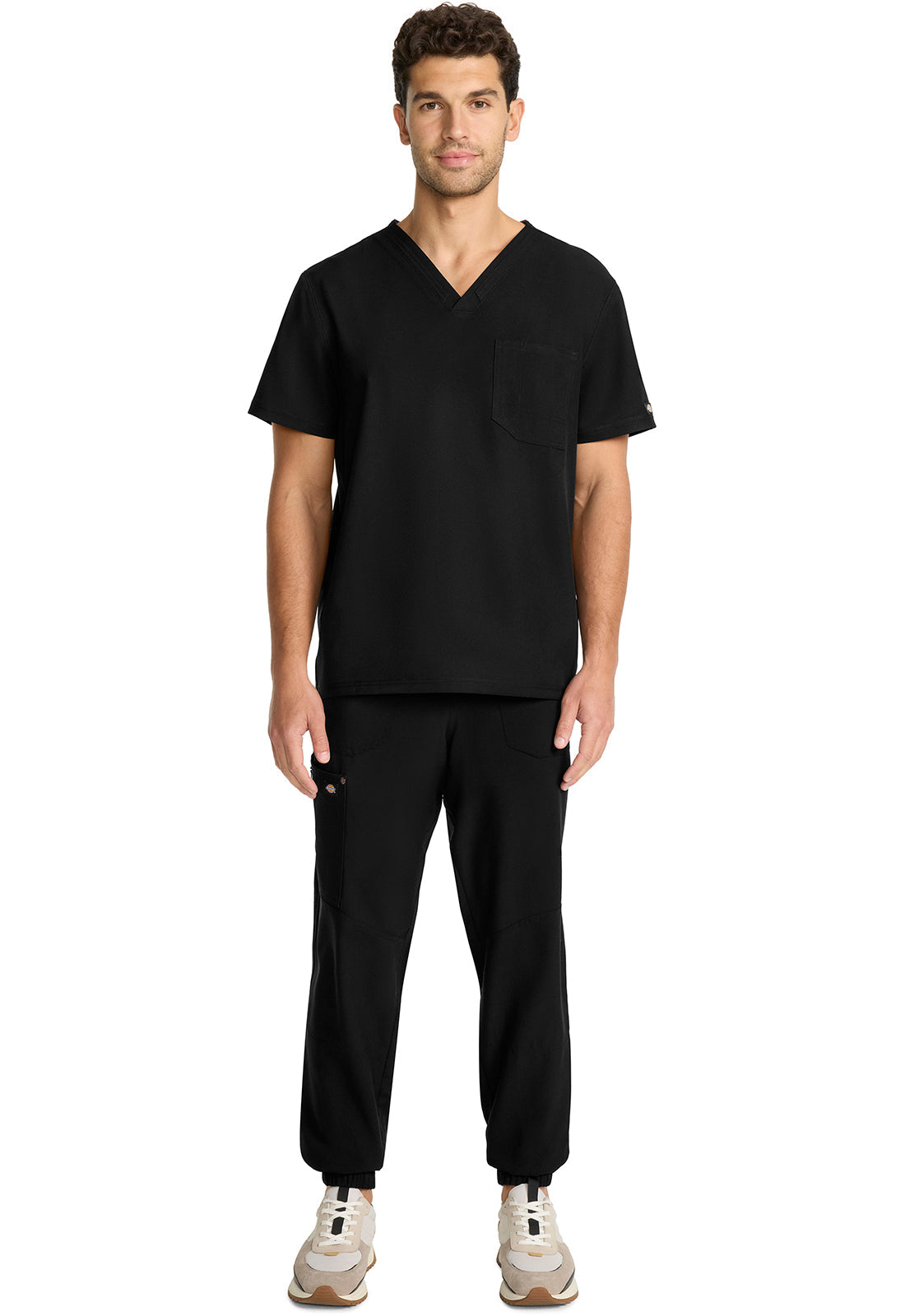 EDS NXT DK693 Men's Tuck-in V-neck Top Black