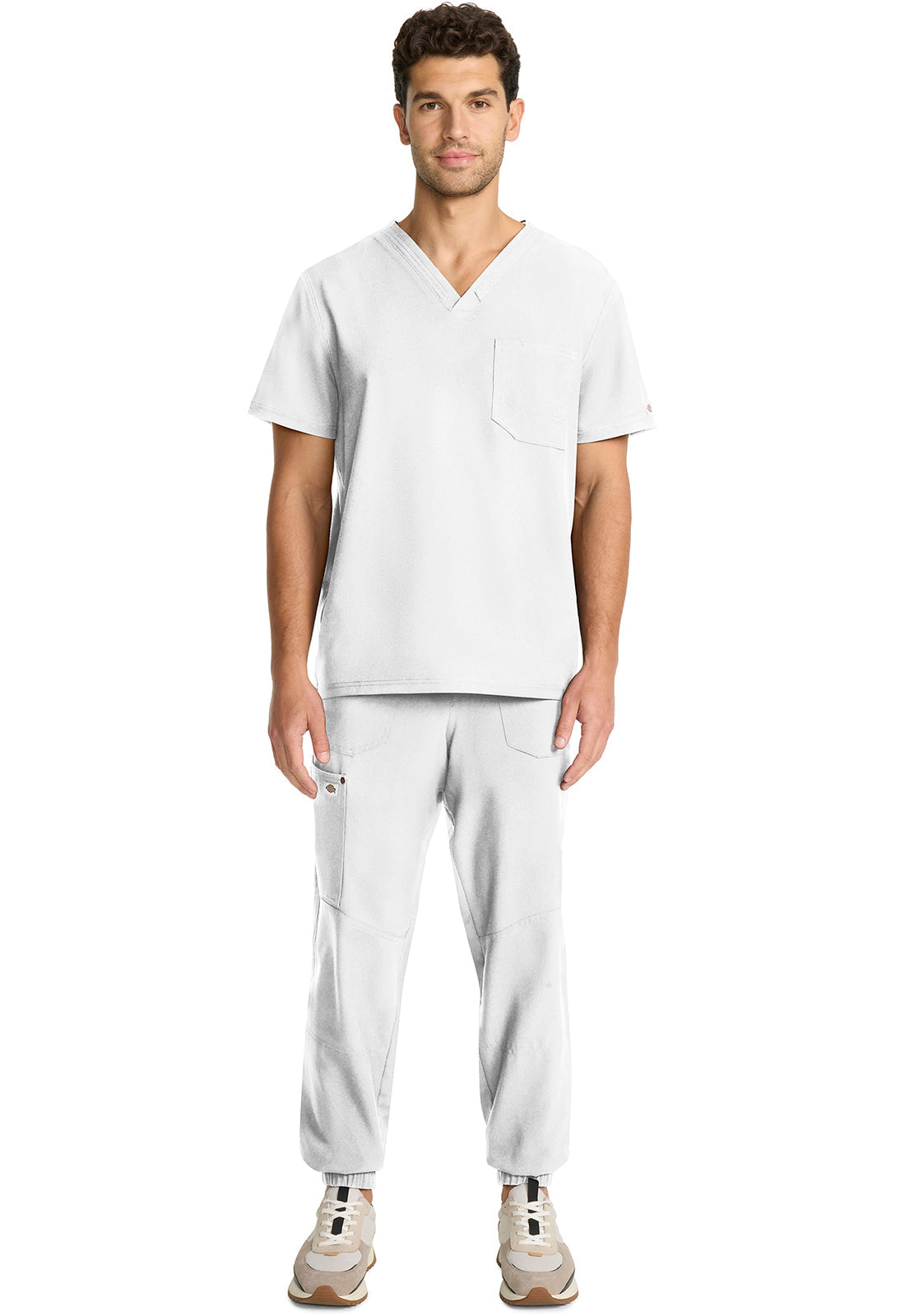 EDS NXT DK693 Men's Tuck-in V-neck Top White