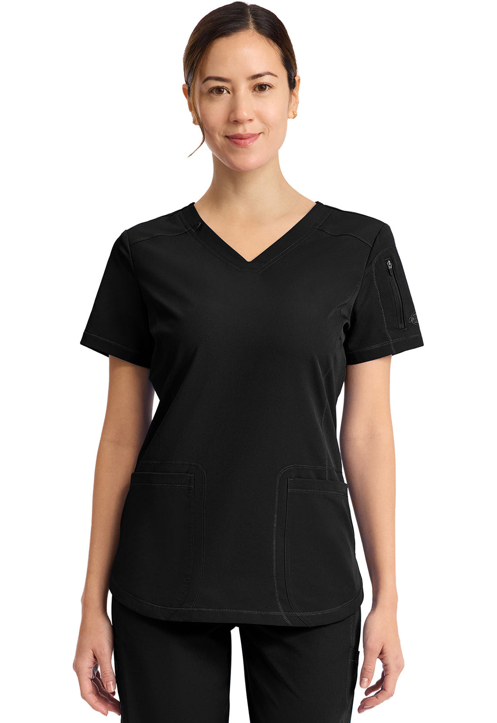Dynamix DK730 V-Neck Top Black