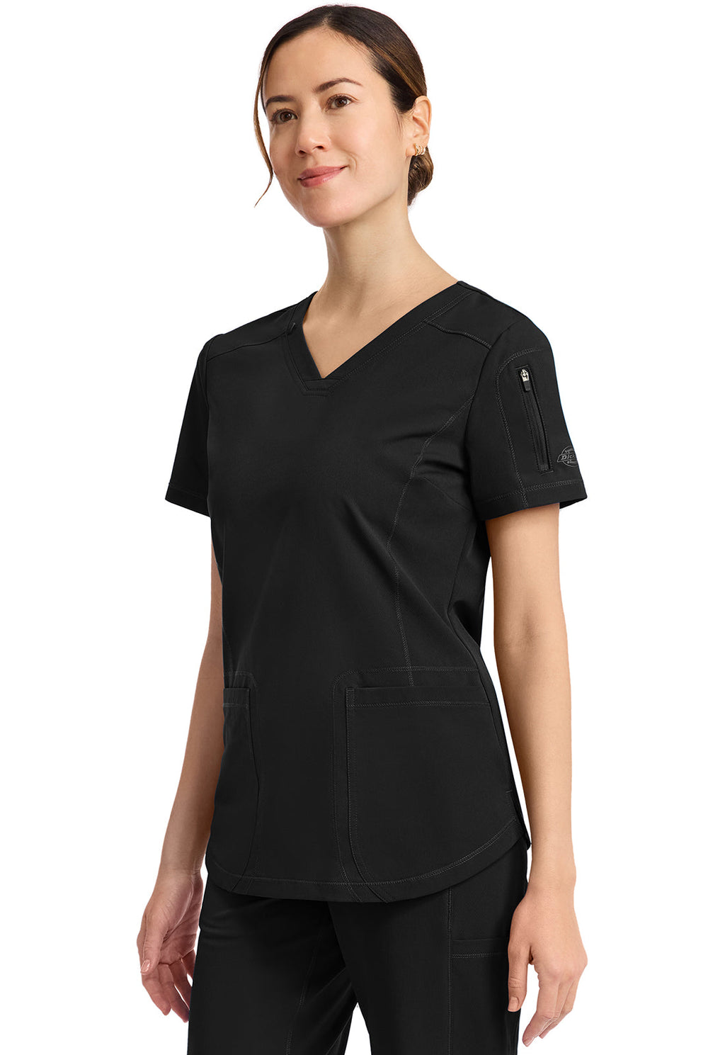 Dynamix DK730 V-Neck Top Black