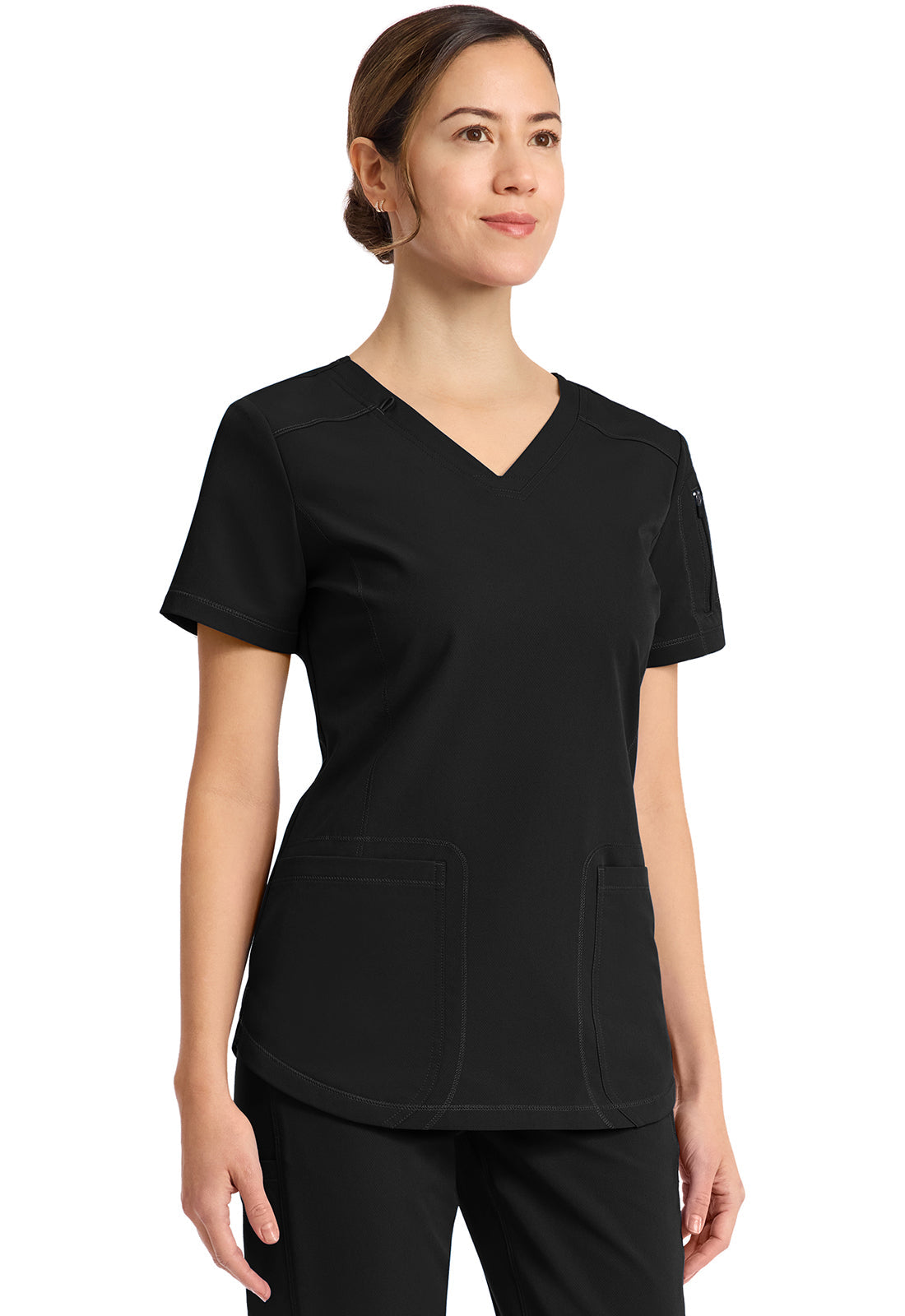 Dynamix DK730 V-Neck Top Black