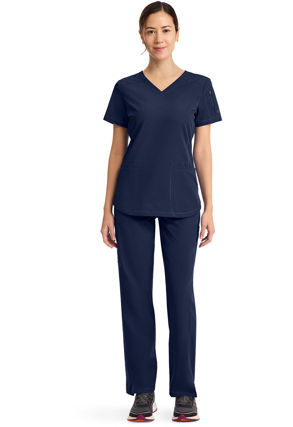 Dynamix DK730 V-Neck Top Navy