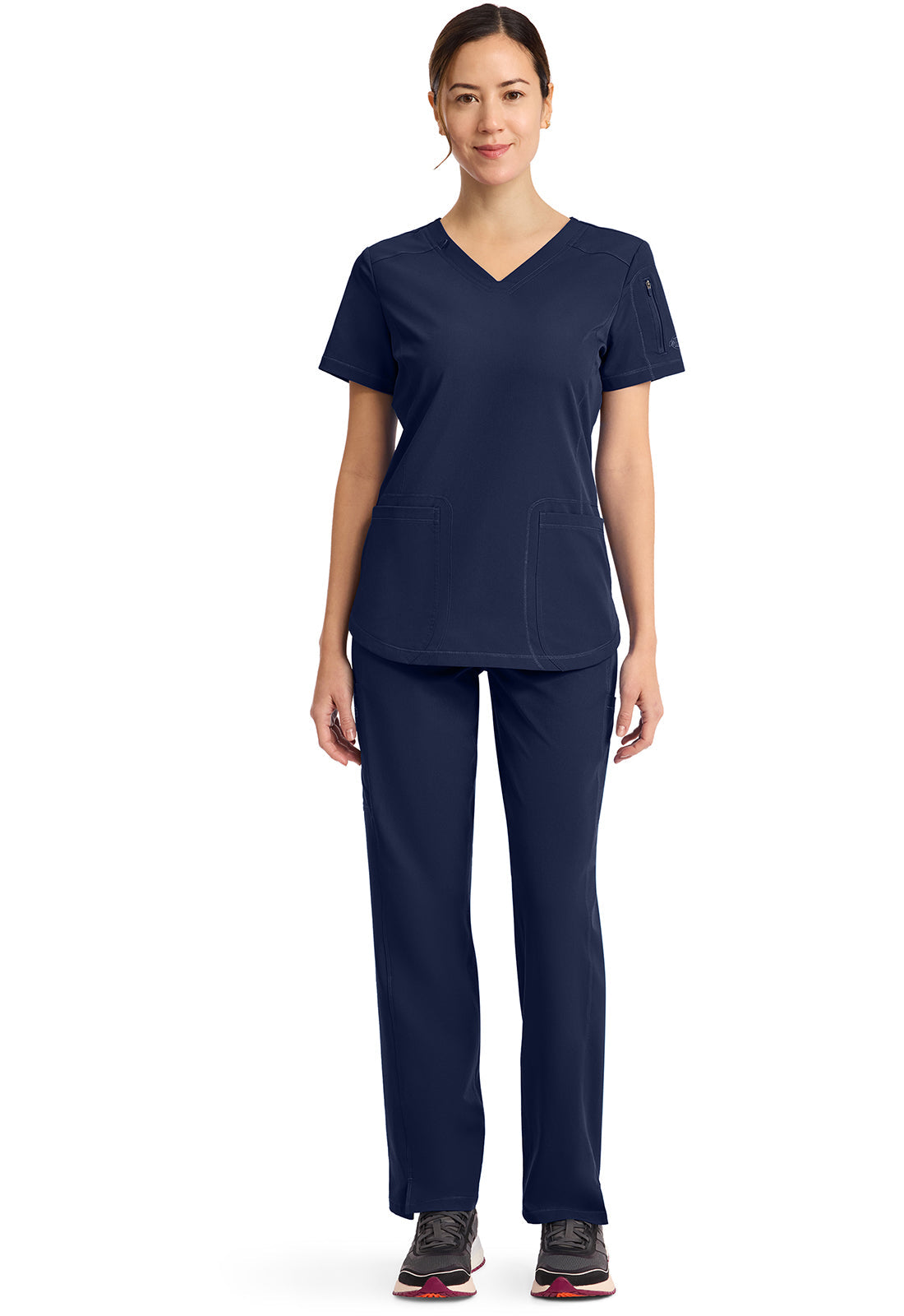 Dynamix DK730 V-Neck Top Navy