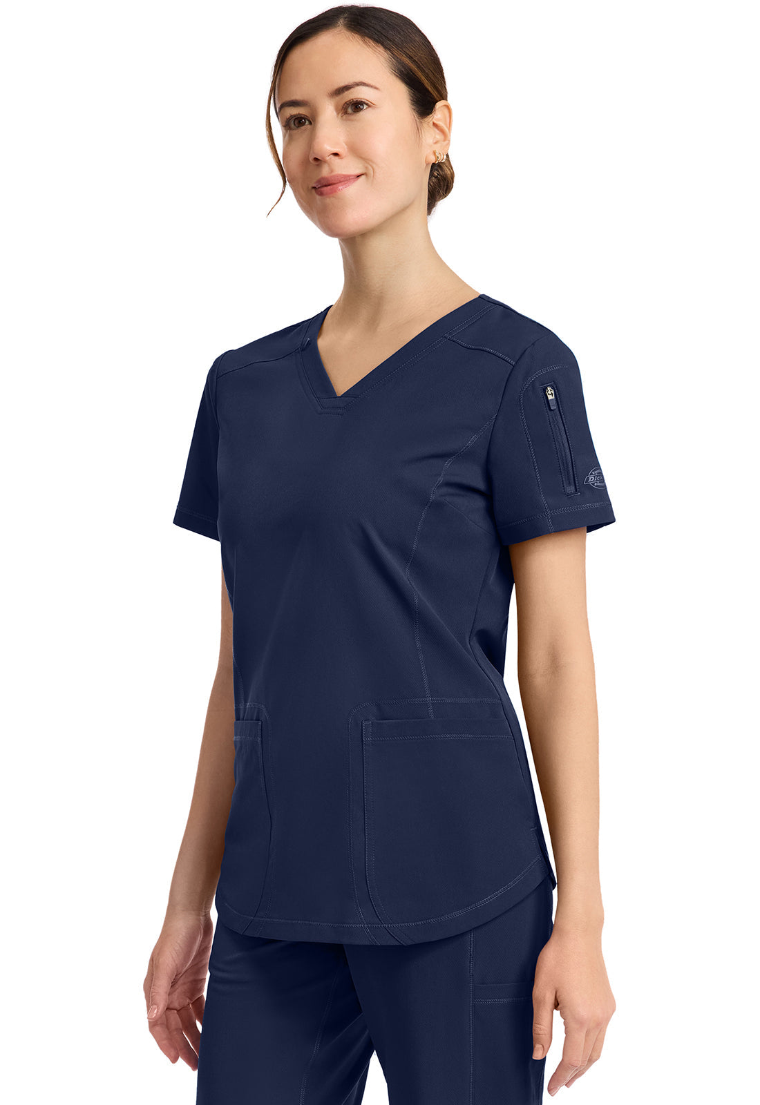 Dynamix DK730 V-Neck Top Navy